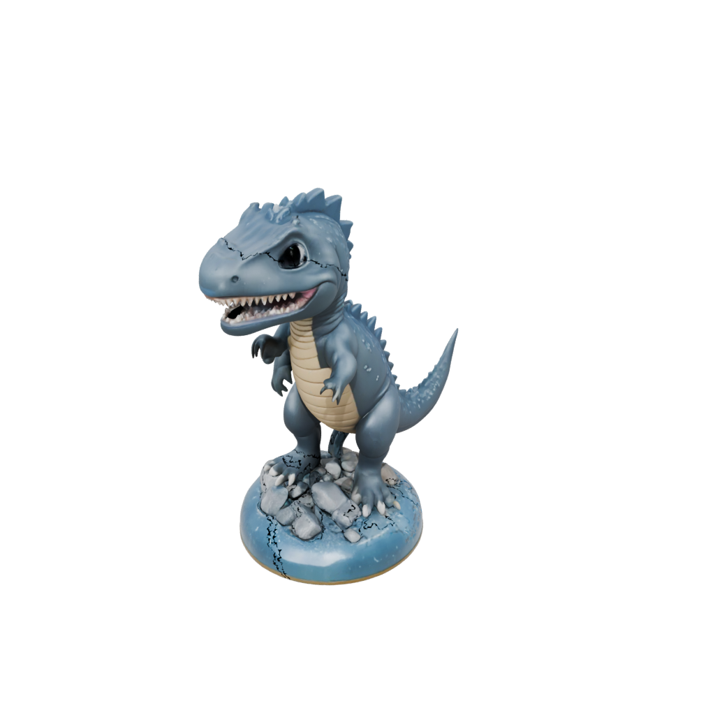 Galaxy Chibi Mosasaurus — dinosaurs 3D print model, STL