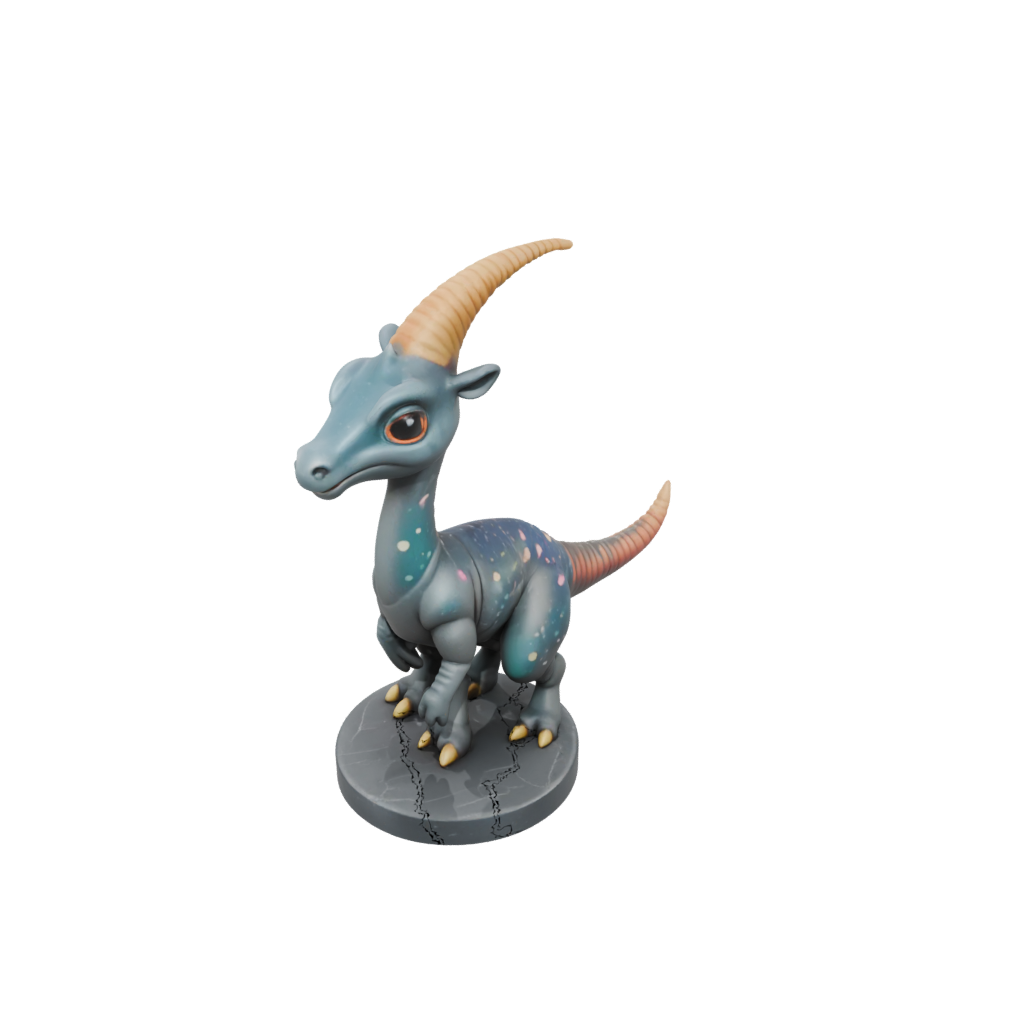Galaxy Chibi Parasaurolophus