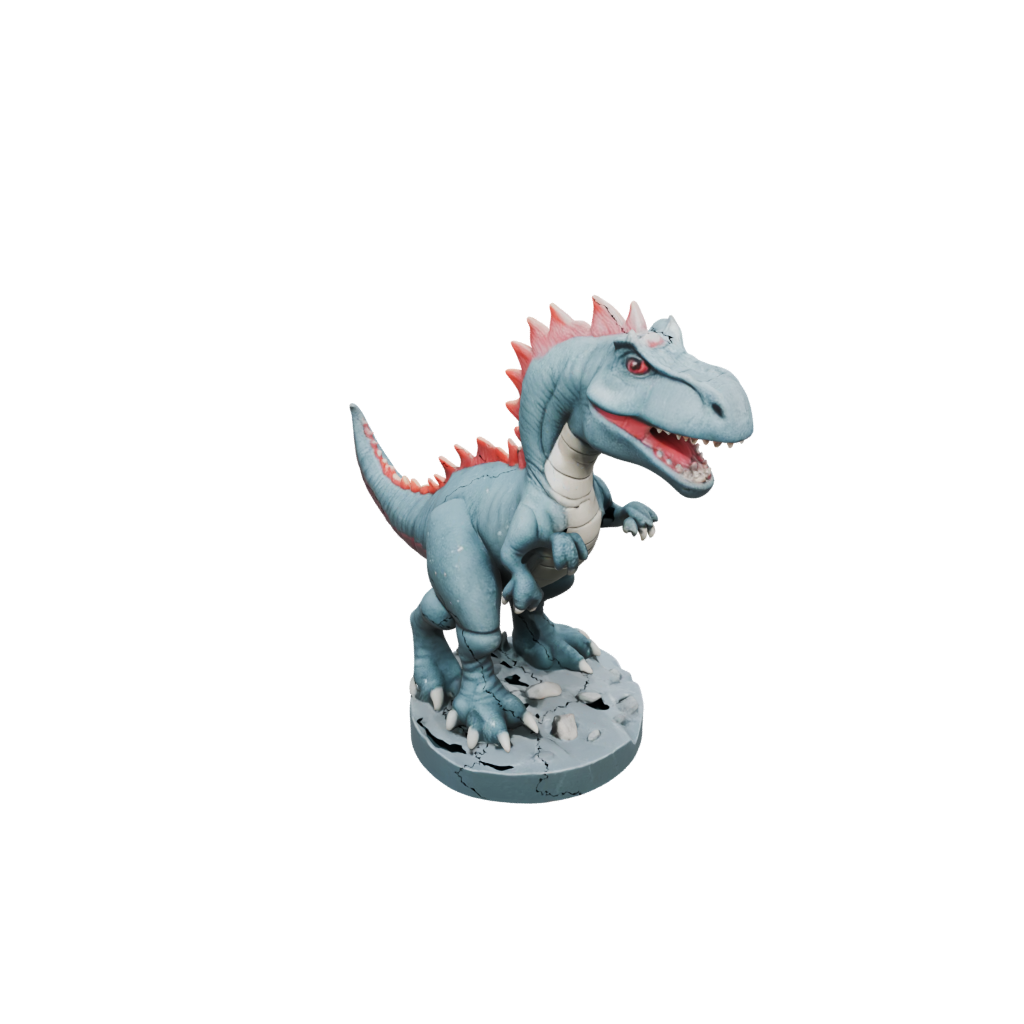 Galaxy Chibi Spinosaurus — dinosaurs 3D print model, STL