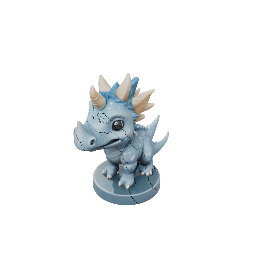 Galaxy Chibi Triceratops