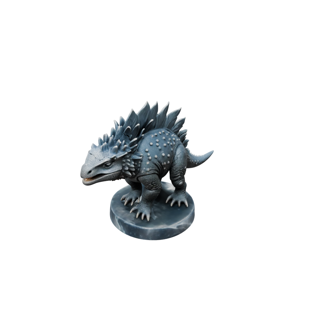 Galaxy Feathered Ankylosaurus — dinosaurs 3D print model, STL