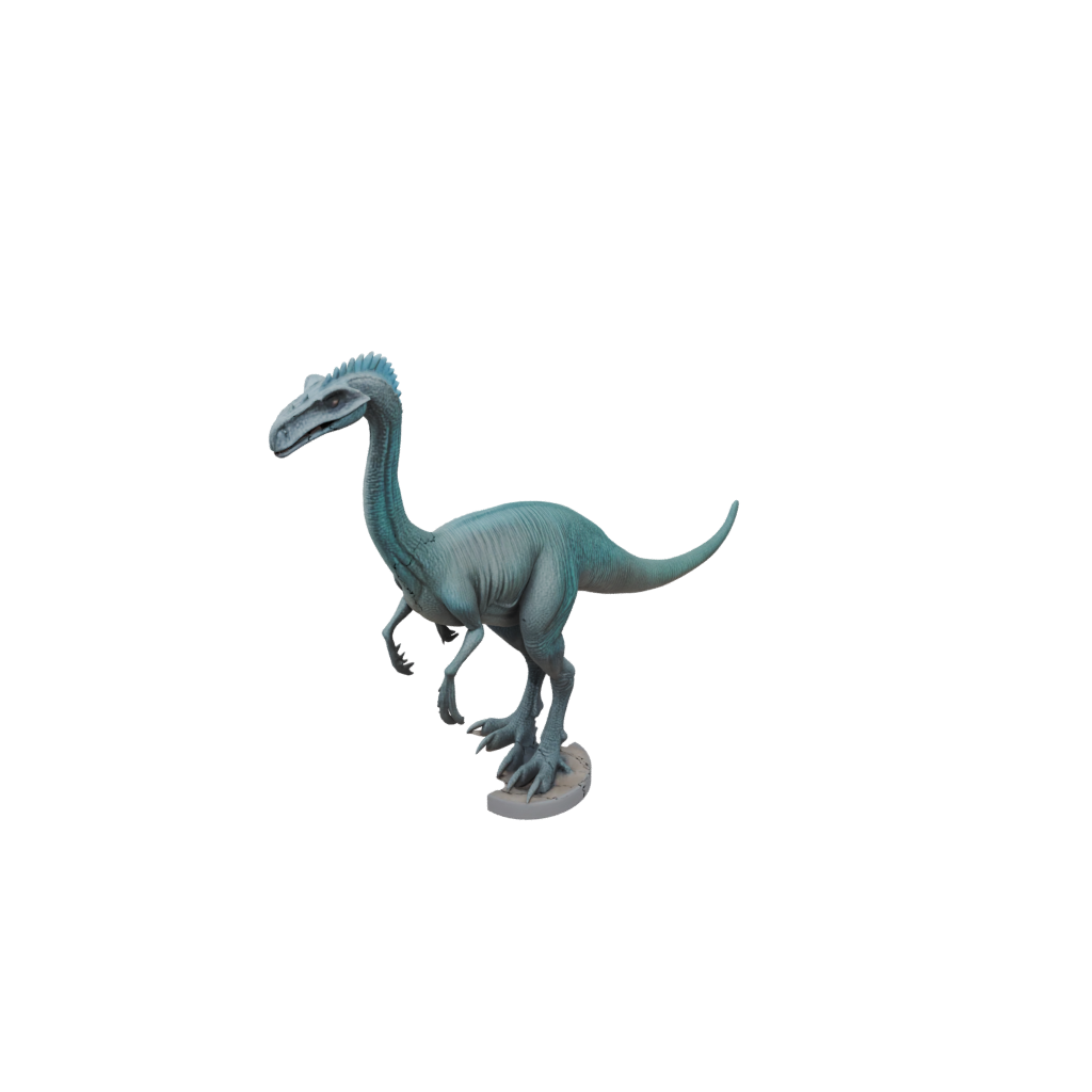 Galaxy Feathered Therizinosaurus — dinosaurs 3D print model, STL