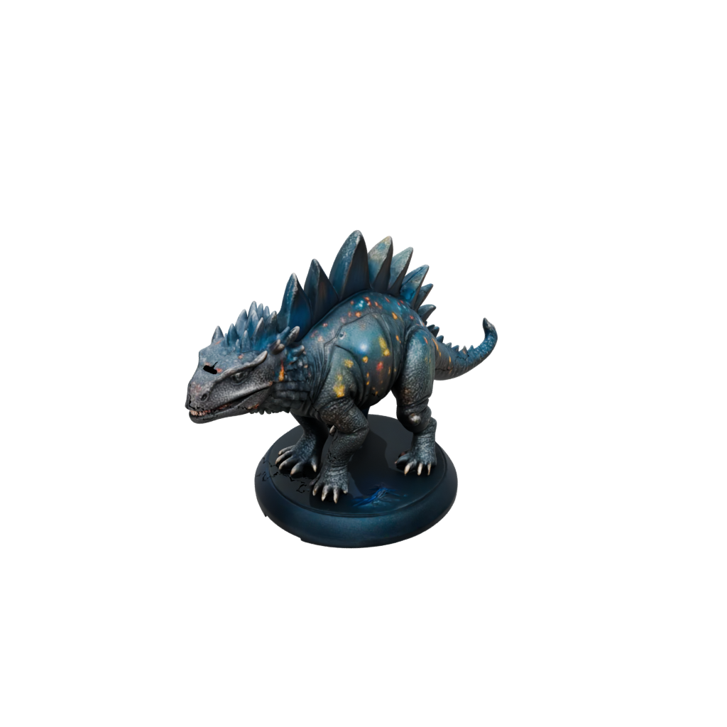 Galaxy Flexi Ankylosaurus — dinosaurs 3D print model, STL