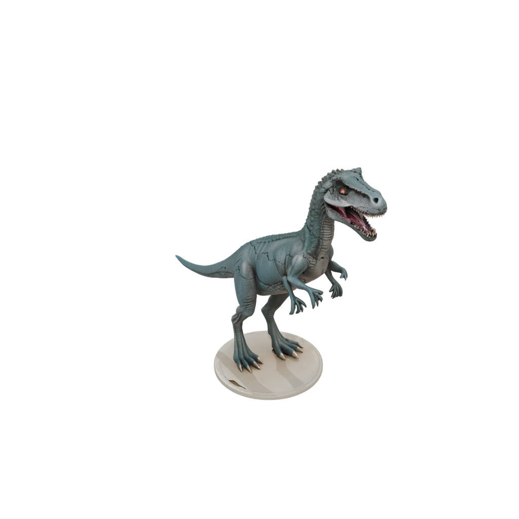 Galaxy Flexi Baryonyx — dinosaurs 3D print model, STL