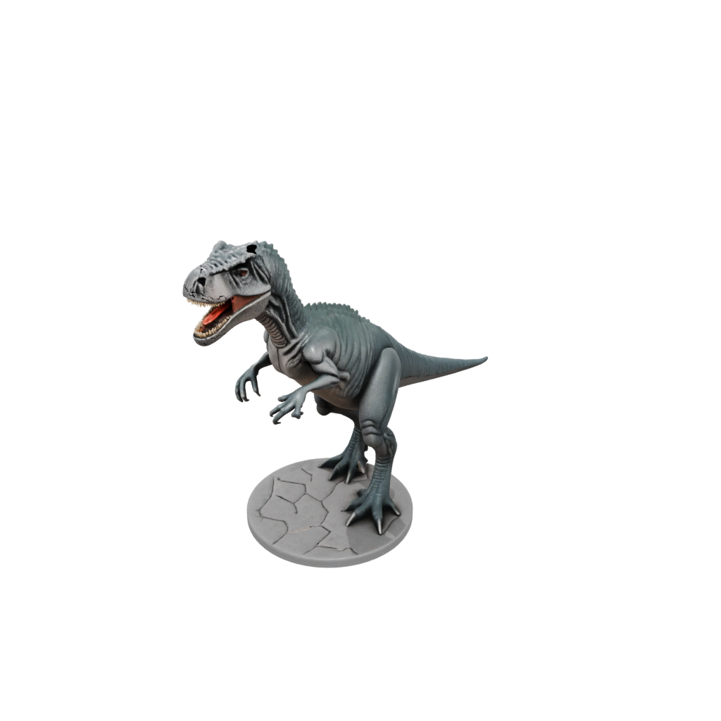 Galaxy Flexi Giganotosaurus — dinosaurs 3D print model, STL