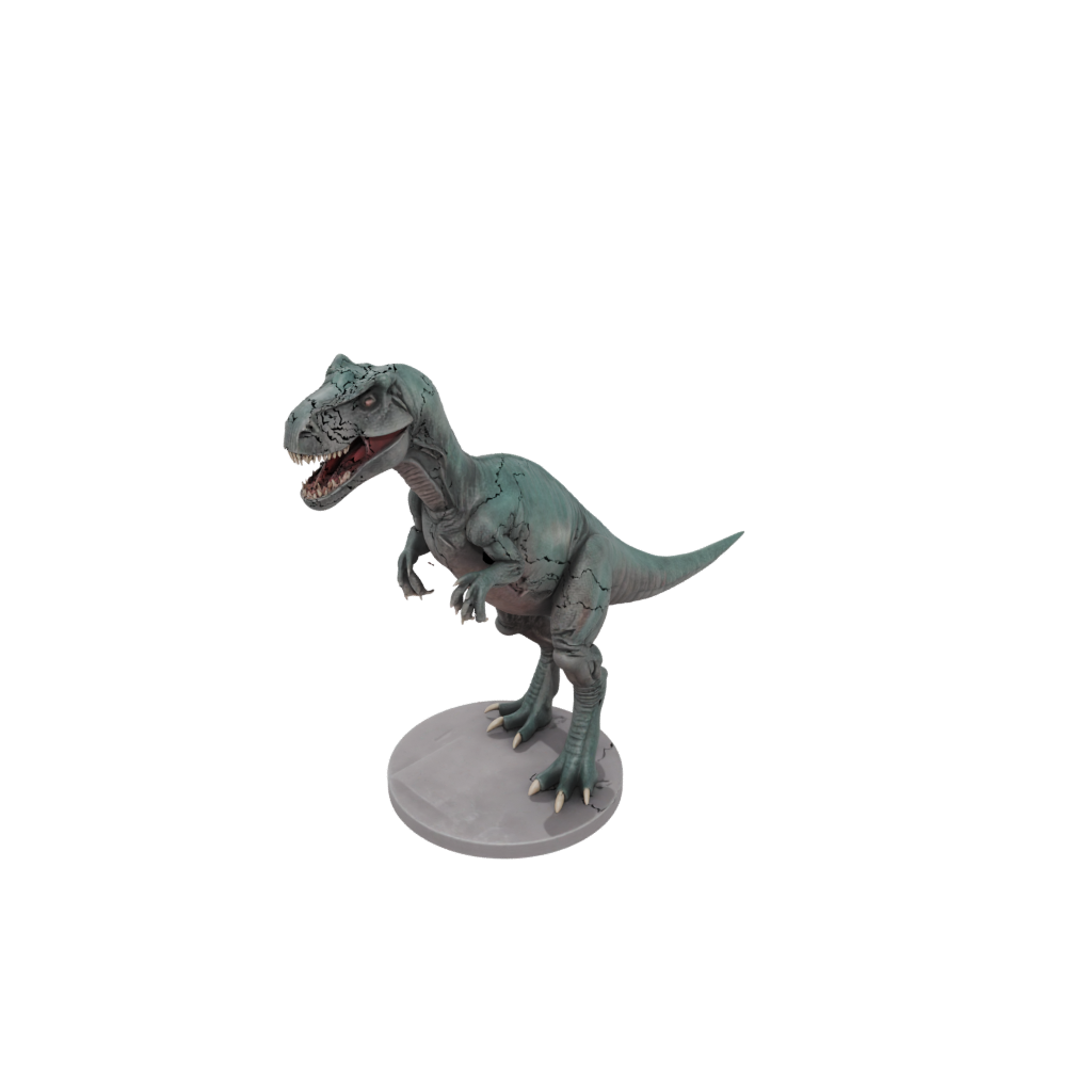Galaxy Flexi Megalosaurus — dinosaurs 3D print model, STL