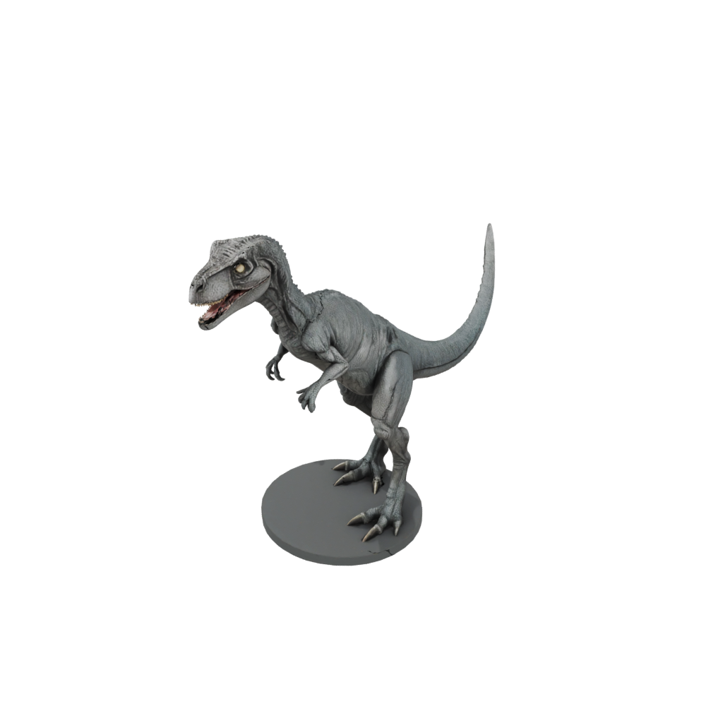 Galaxy Flexi Velociraptor — dinosaurs 3D print model, STL