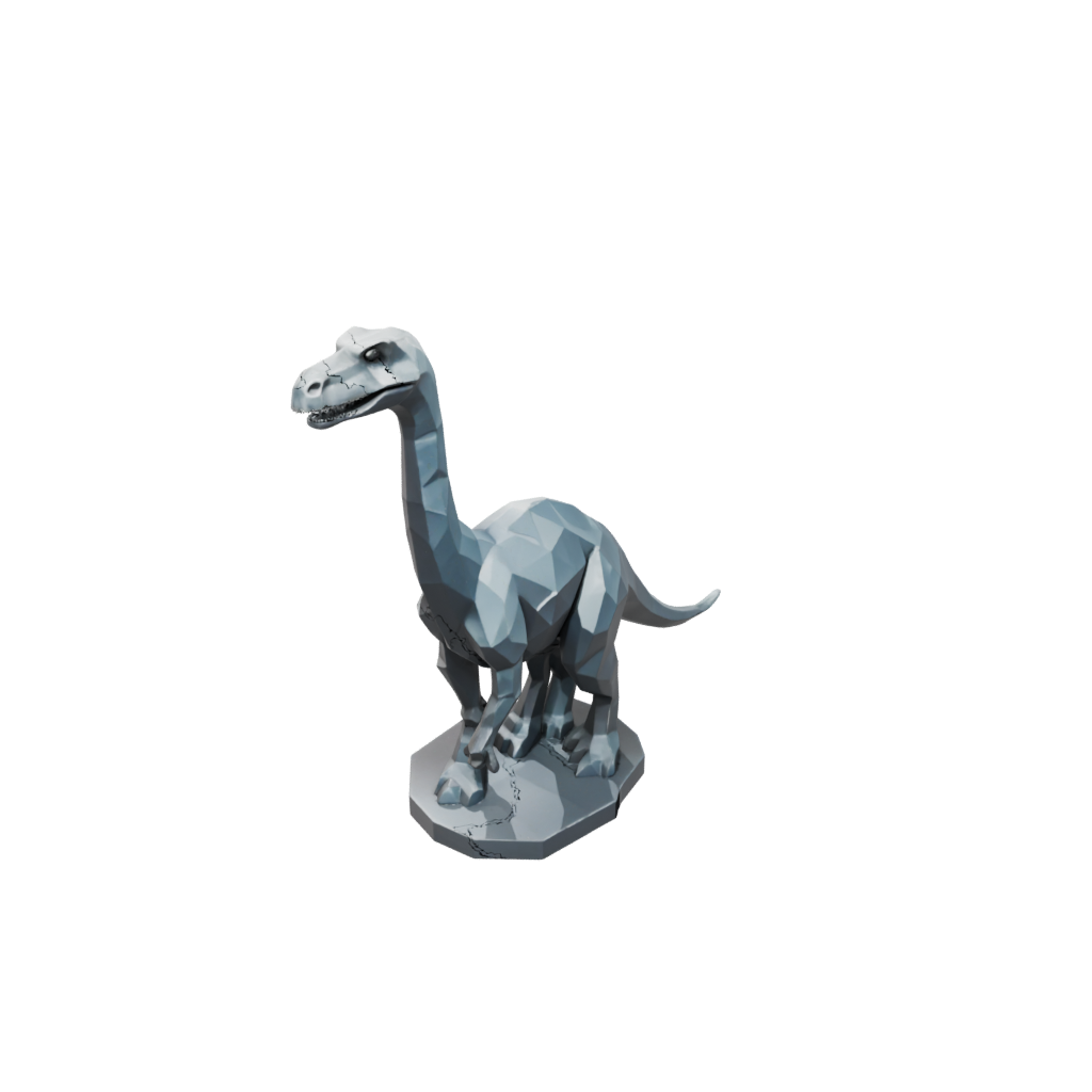 Galaxy Low-Poly Brachiosaurus