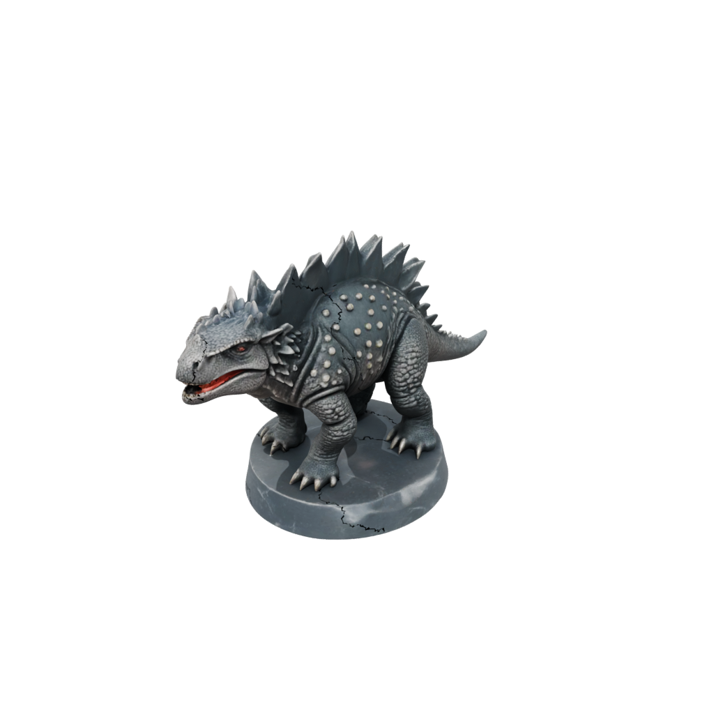 Galaxy Ankylosaurus — dinosaurs 3D print model, STL
