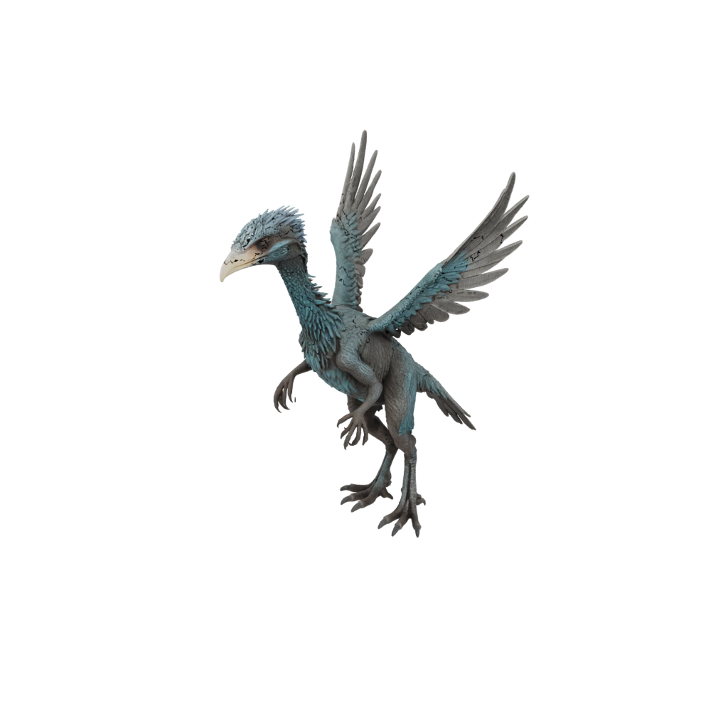 Galaxy Archaeopteryx — dinosaurs 3D print model, STL