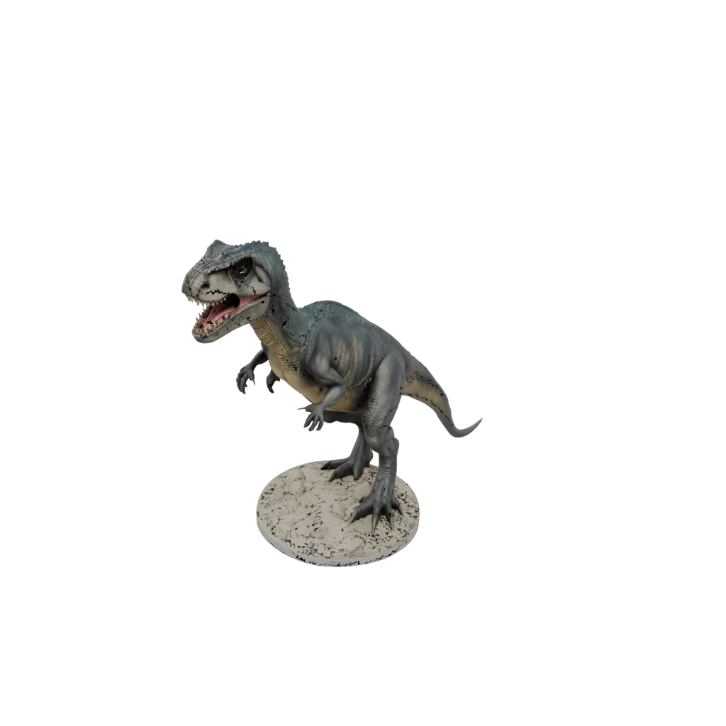 Galaxy Giganotosaurus — dinosaurs 3D print model, STL