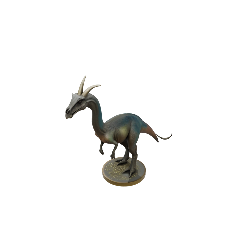 Galaxy Parasaurolophus — dinosaurs 3D print model, STL