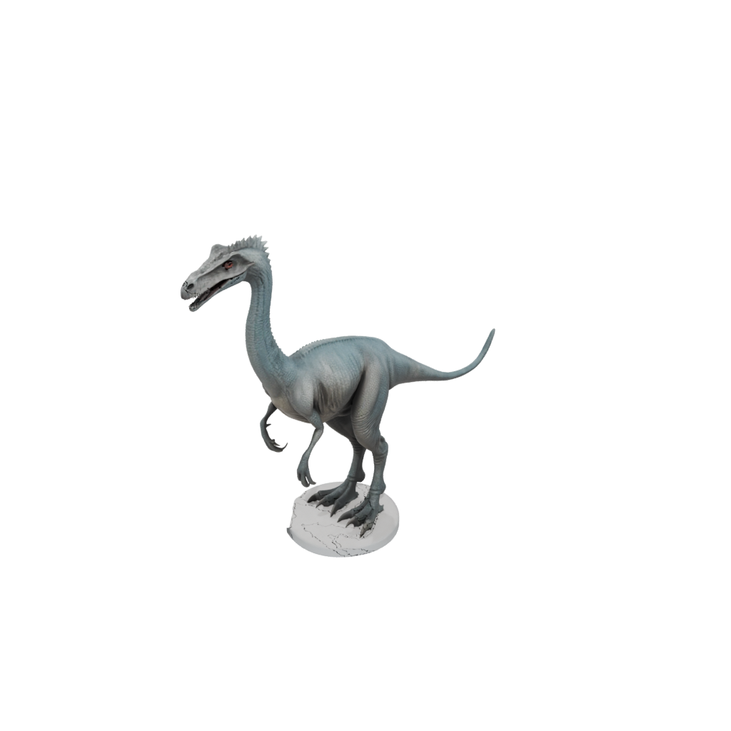 Galaxy Therizinosaurus — dinosaurs 3D print model, STL