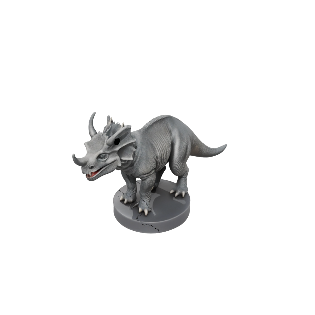Galaxy Triceratops — dinosaurs 3D print model, STL