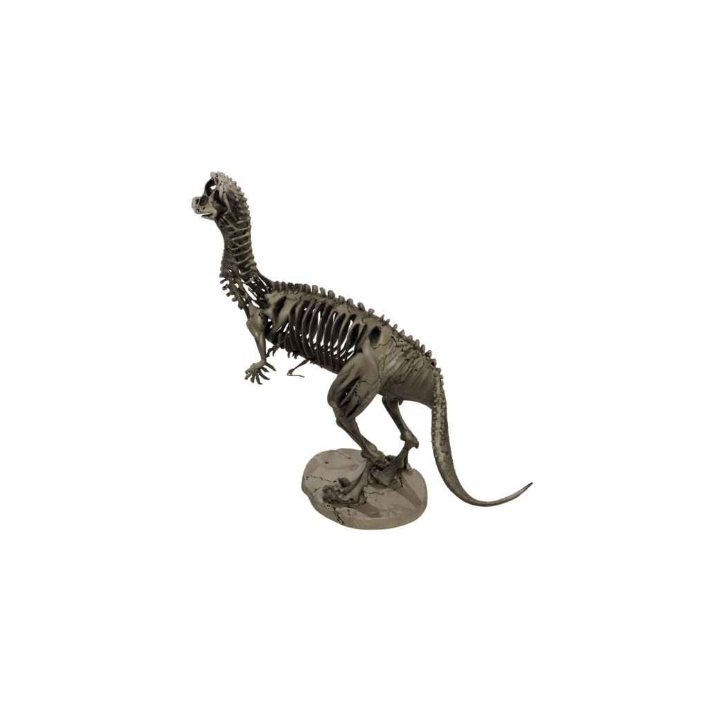 Galaxy Skeleton Baryonyx — dinosaurs 3D print model, STL