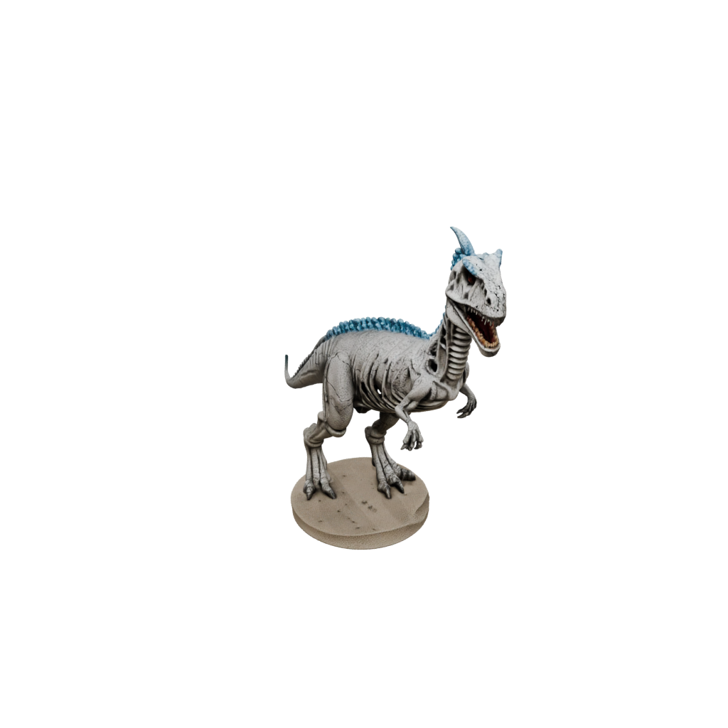 Galaxy Skeleton Carnotaurus — dinosaurs 3D print model, STL