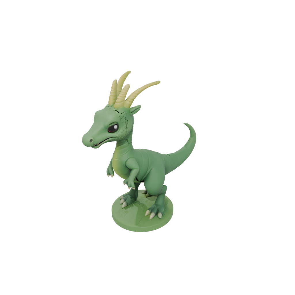 Glow Chibi Parasaurolophus