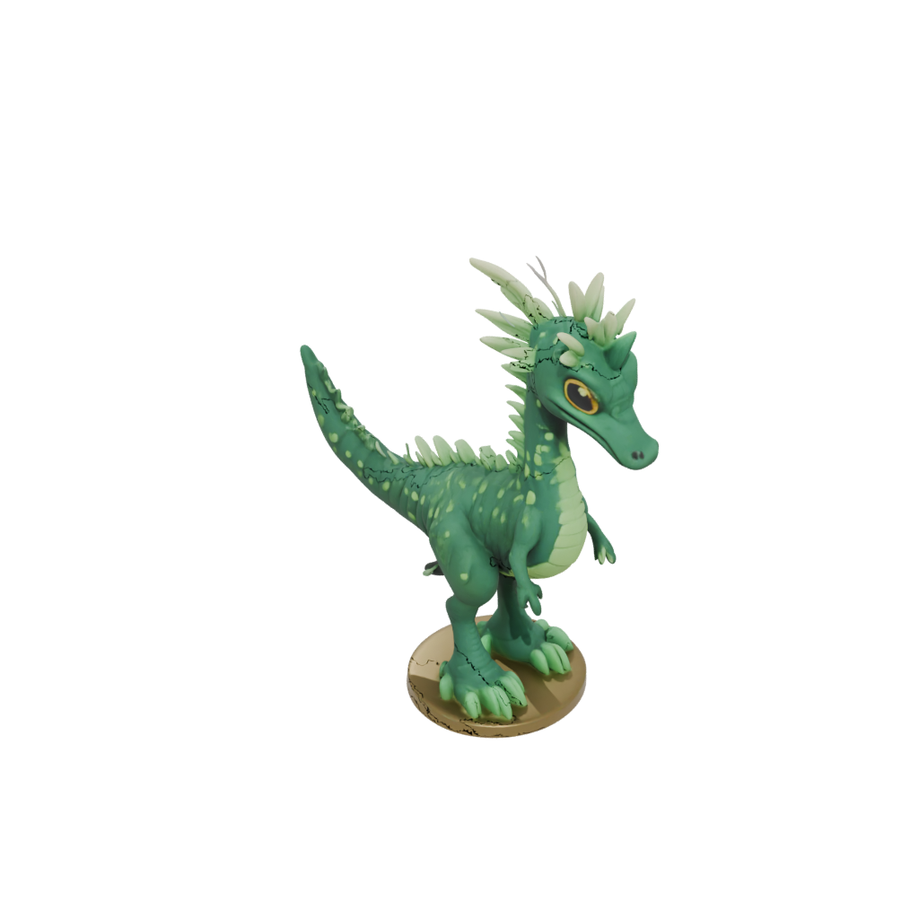 Glow Chibi Therizinosaurus