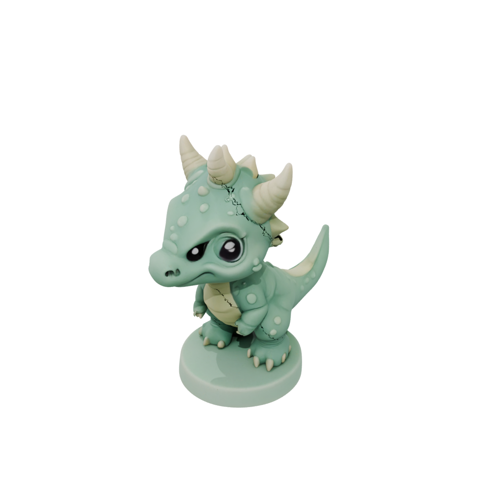 Glow Chibi Triceratops