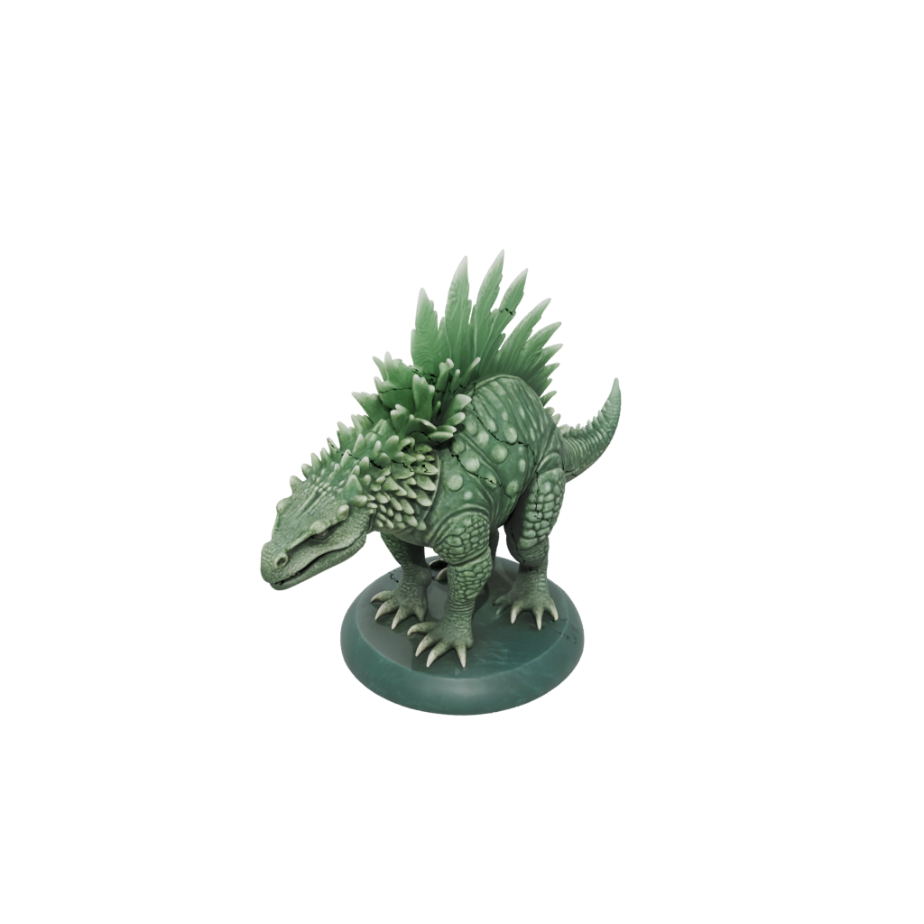 Glow Feathered Ankylosaurus — dinosaurs 3D print model, STL