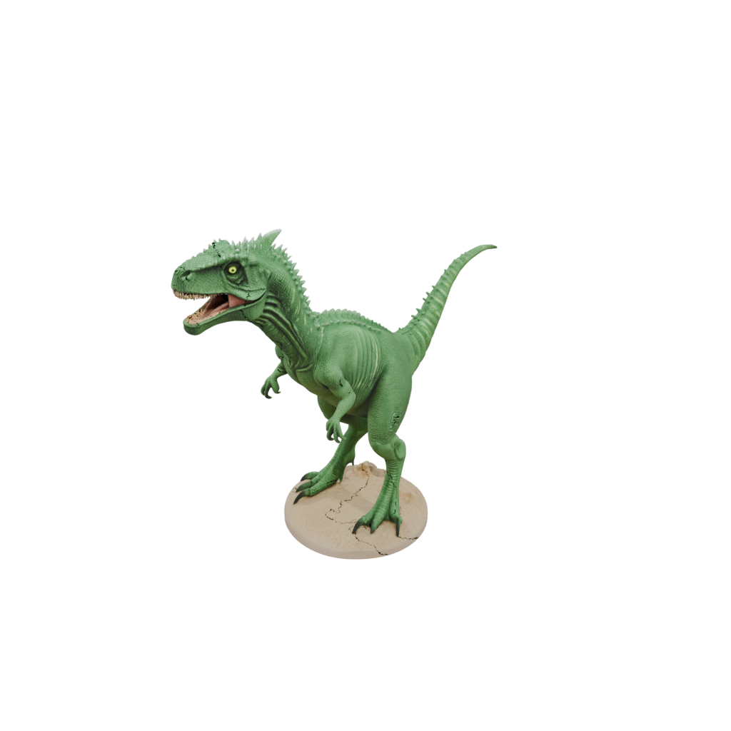 Glow Feathered Carnotaurus — dinosaurs 3D print model, STL