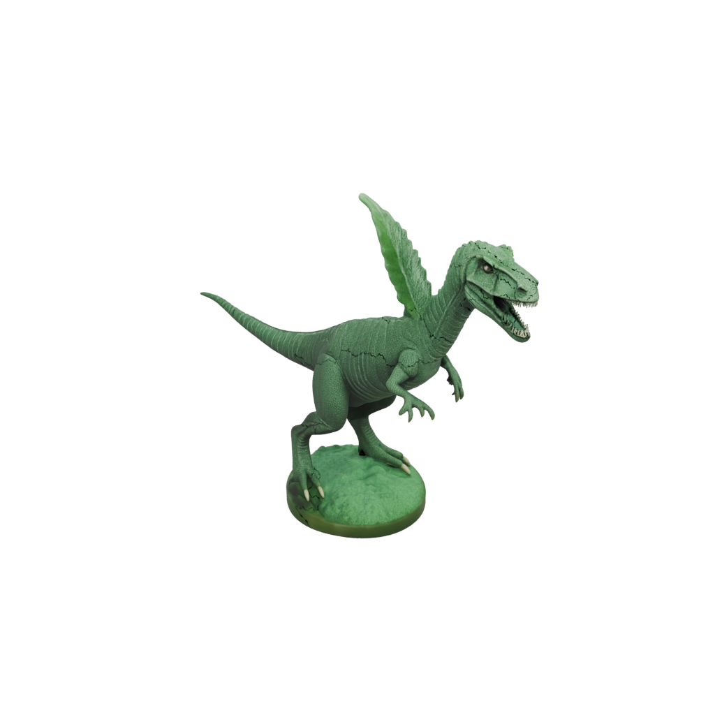 Glow Feathered Mosasaurus — dinosaurs 3D print model, STL
