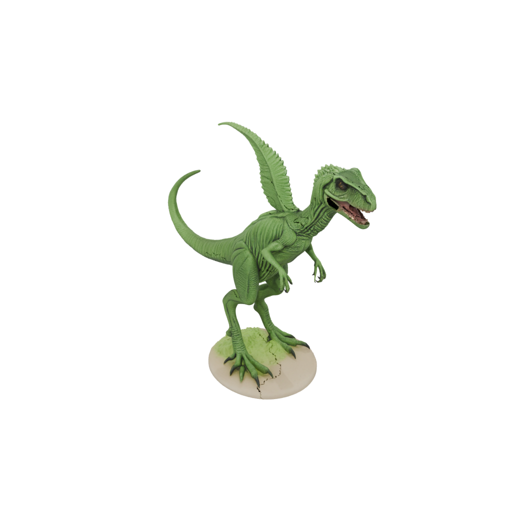 Glow Feathered Velociraptor