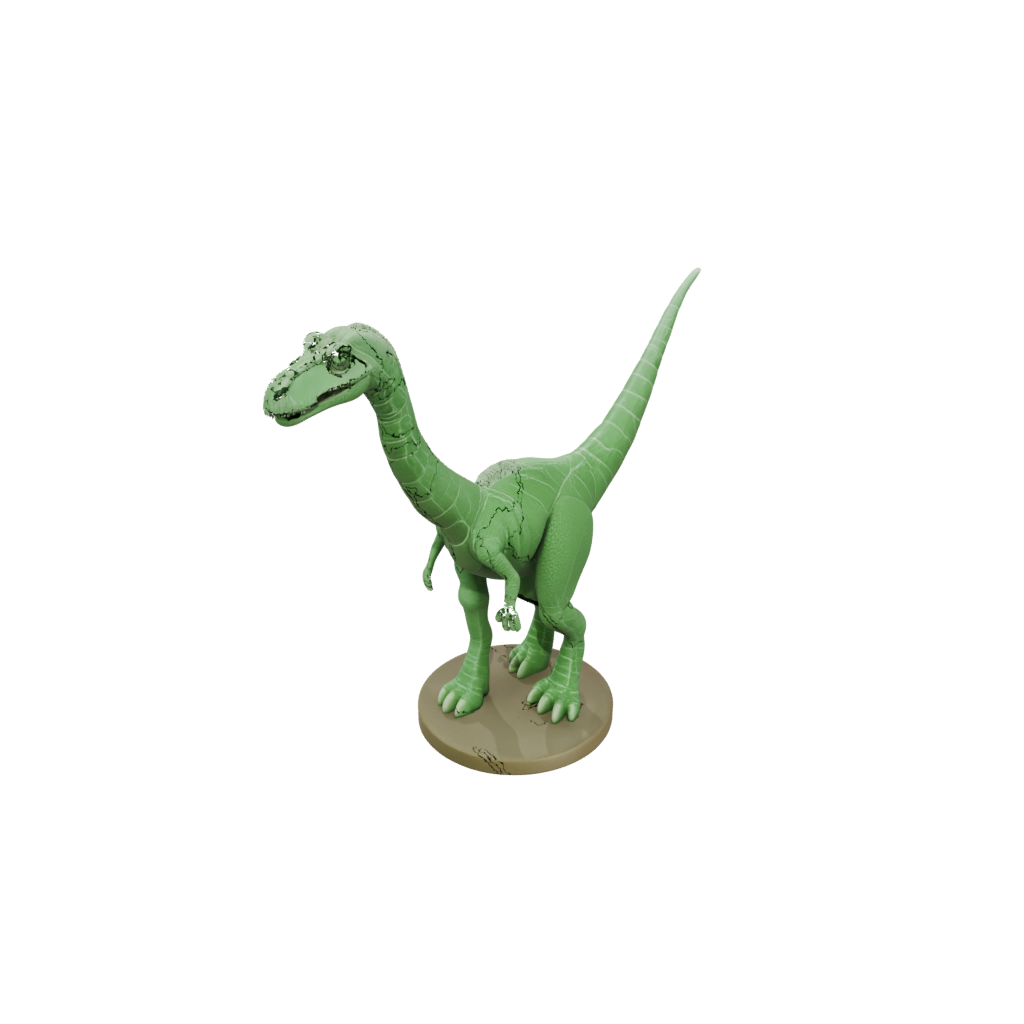 Glow Flexi Diplodocus — dinosaurs 3D print model, STL