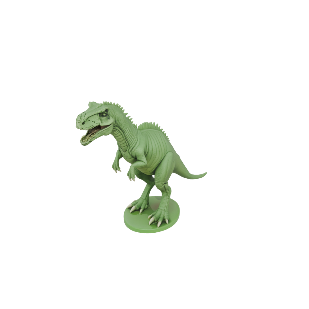 Glow Flexi Iguanodon — dinosaurs 3D print model, STL