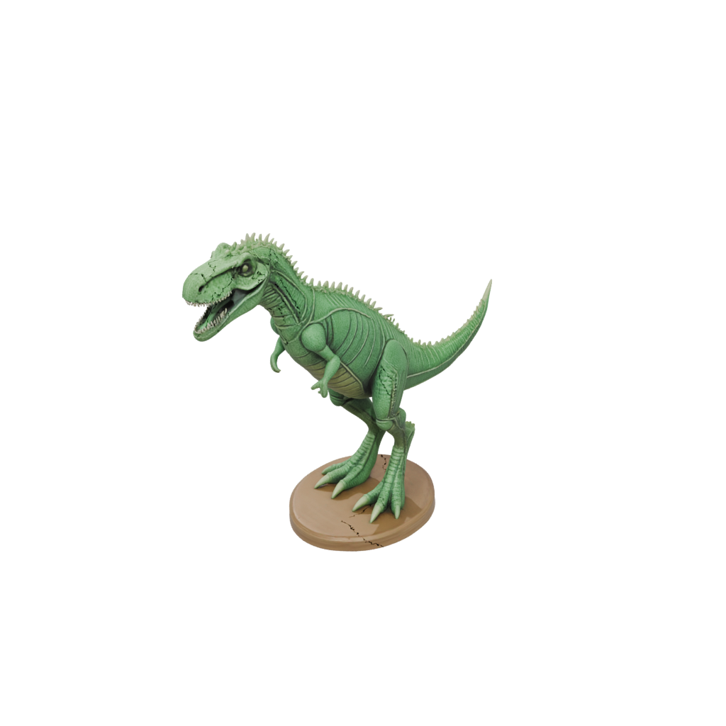Glow Flexi Mosasaurus — dinosaurs 3D print model, STL