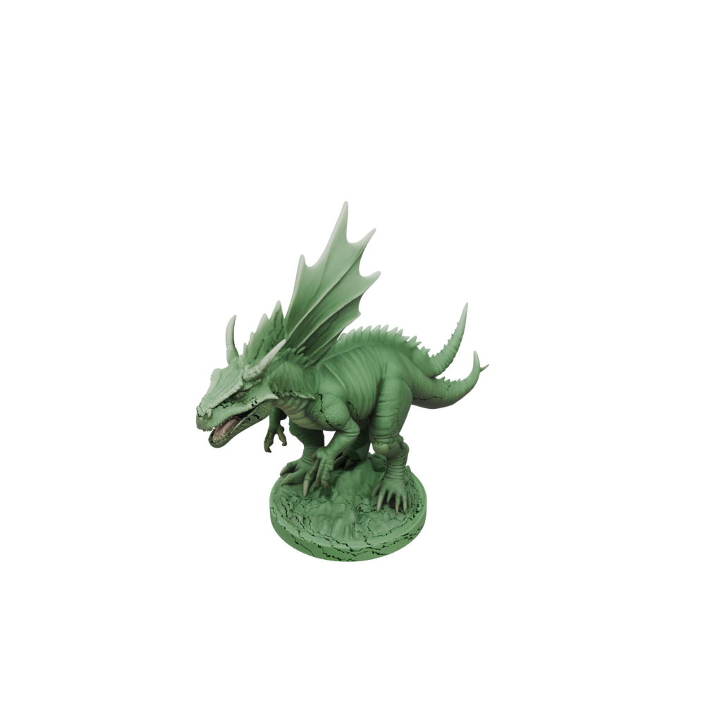 Glow Flexi Styracosaurus — dinosaurs 3D print model, STL