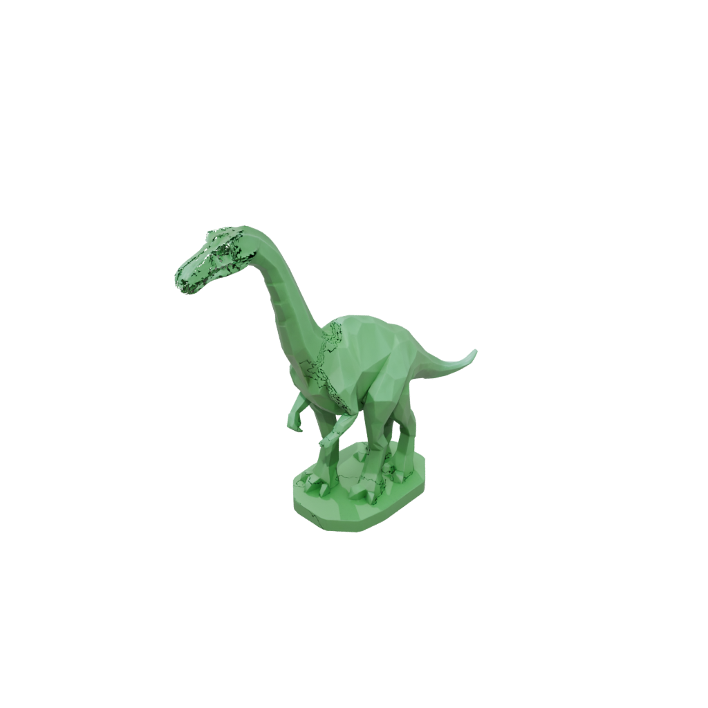 Glow Low-Poly Brachiosaurus