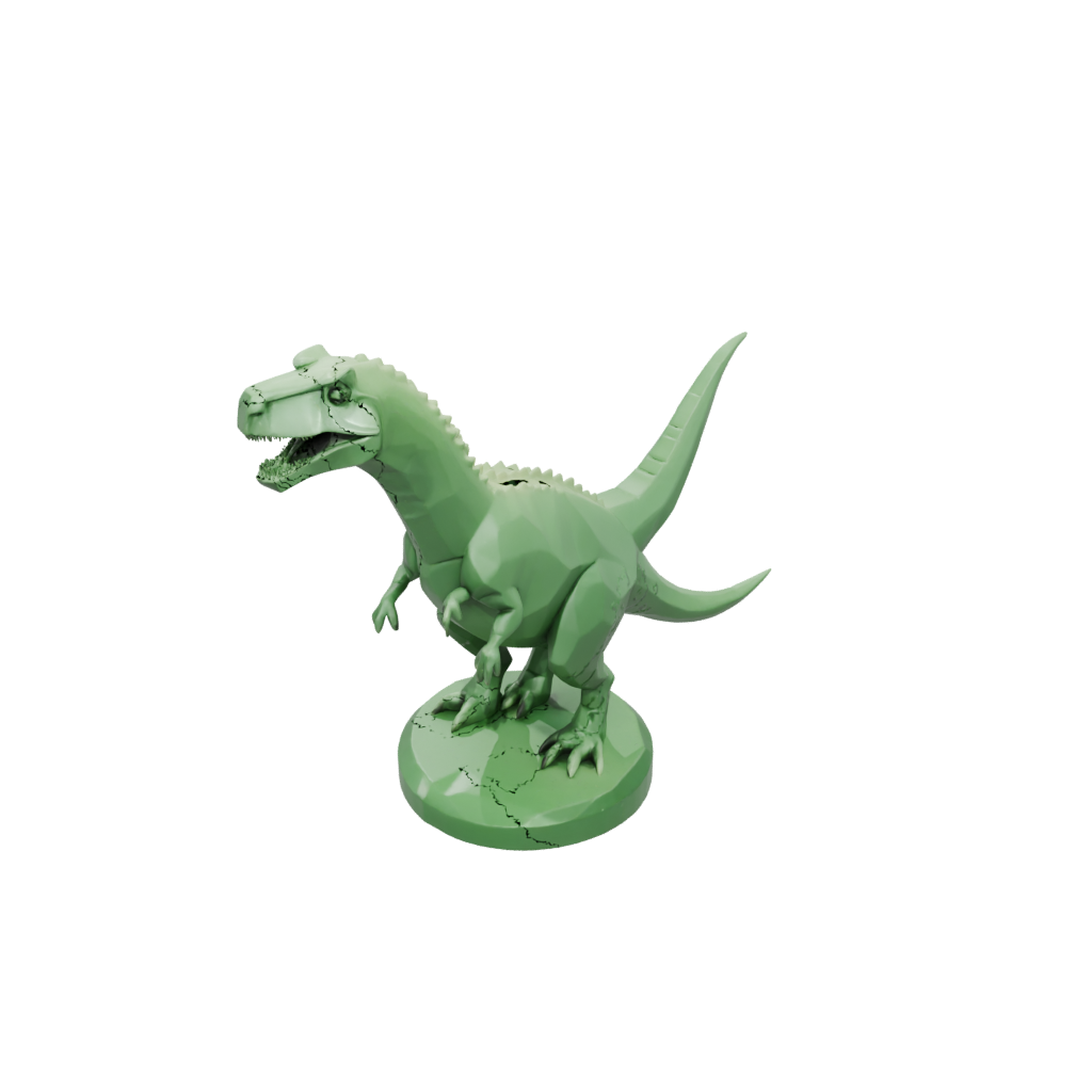 Glow Low-Poly Iguanodon