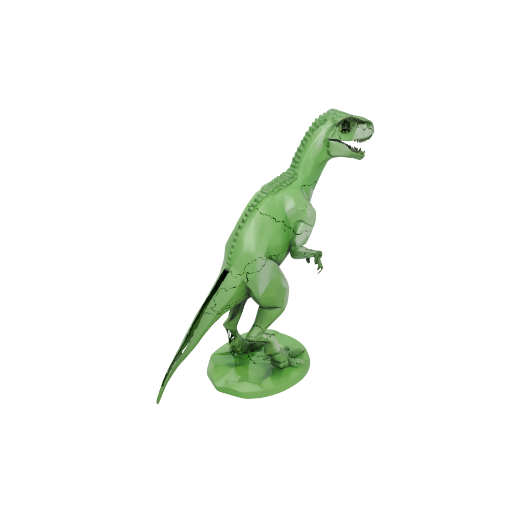 Glow Low-Poly Utahraptor