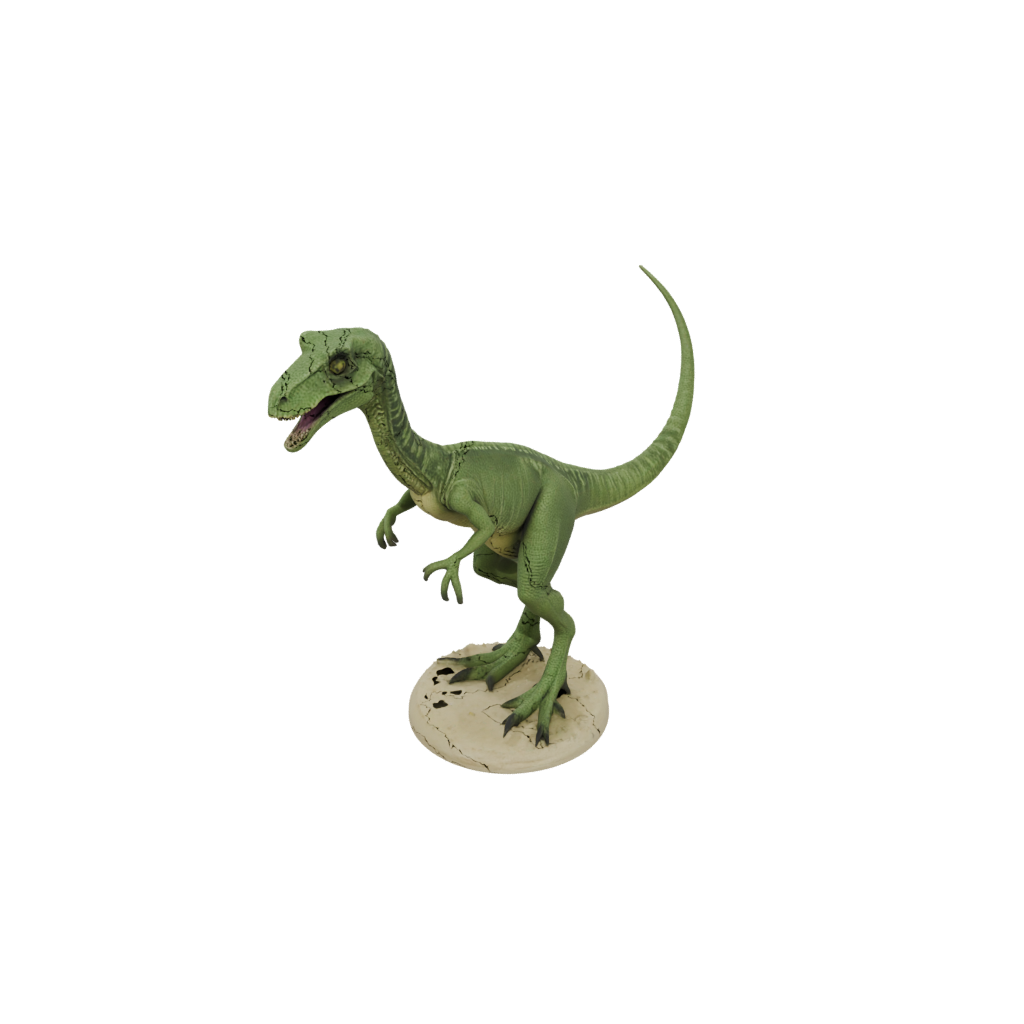 Glow Compsognathus — dinosaurs 3D print model, STL