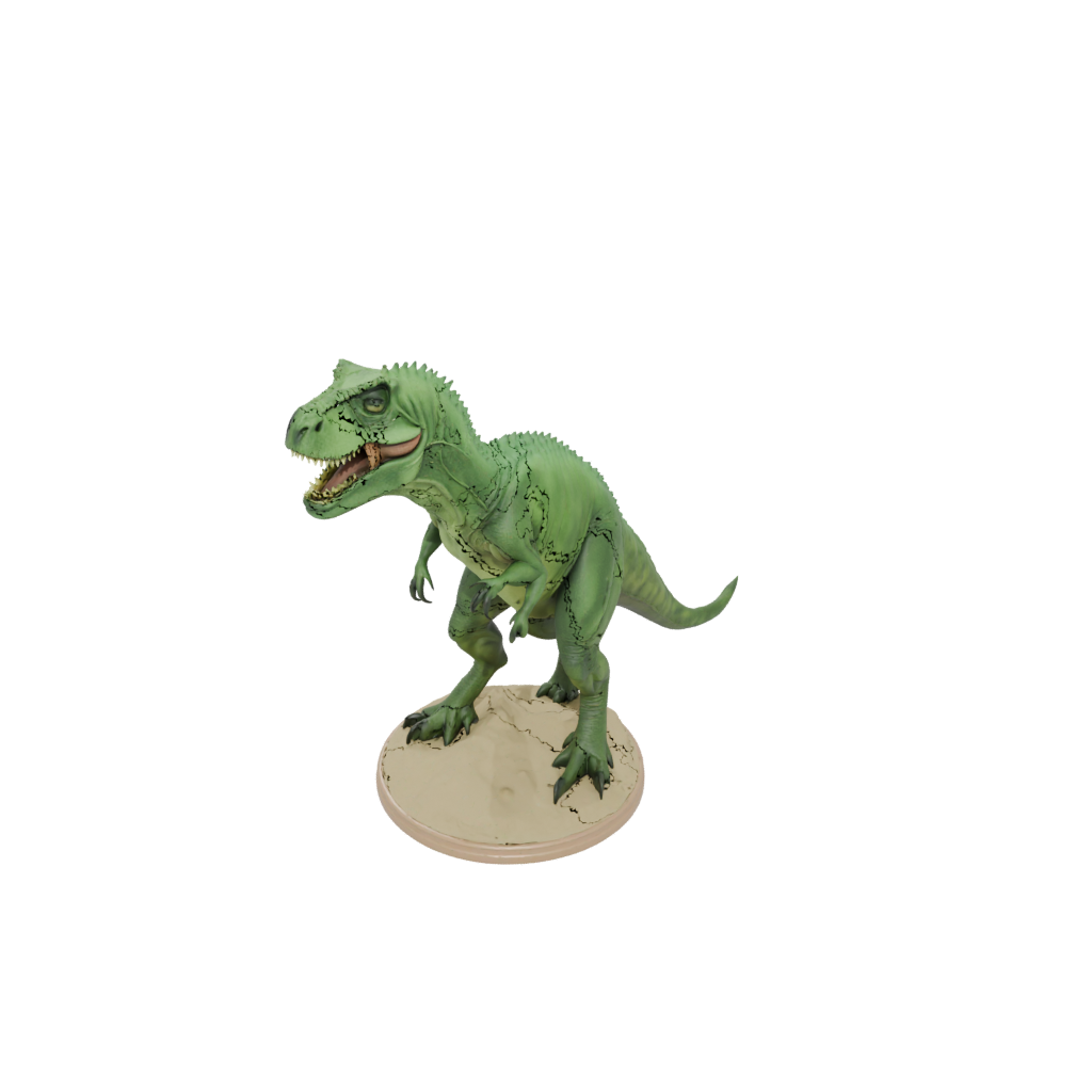 Glow Giganotosaurus — dinosaurs 3D print model, STL