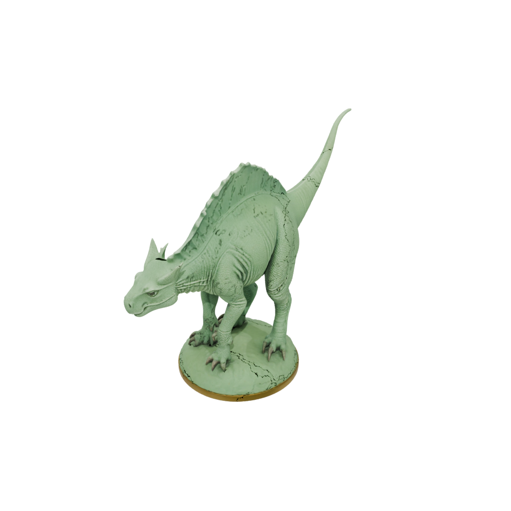 Glow Protoceratops — dinosaurs 3D print model, STL