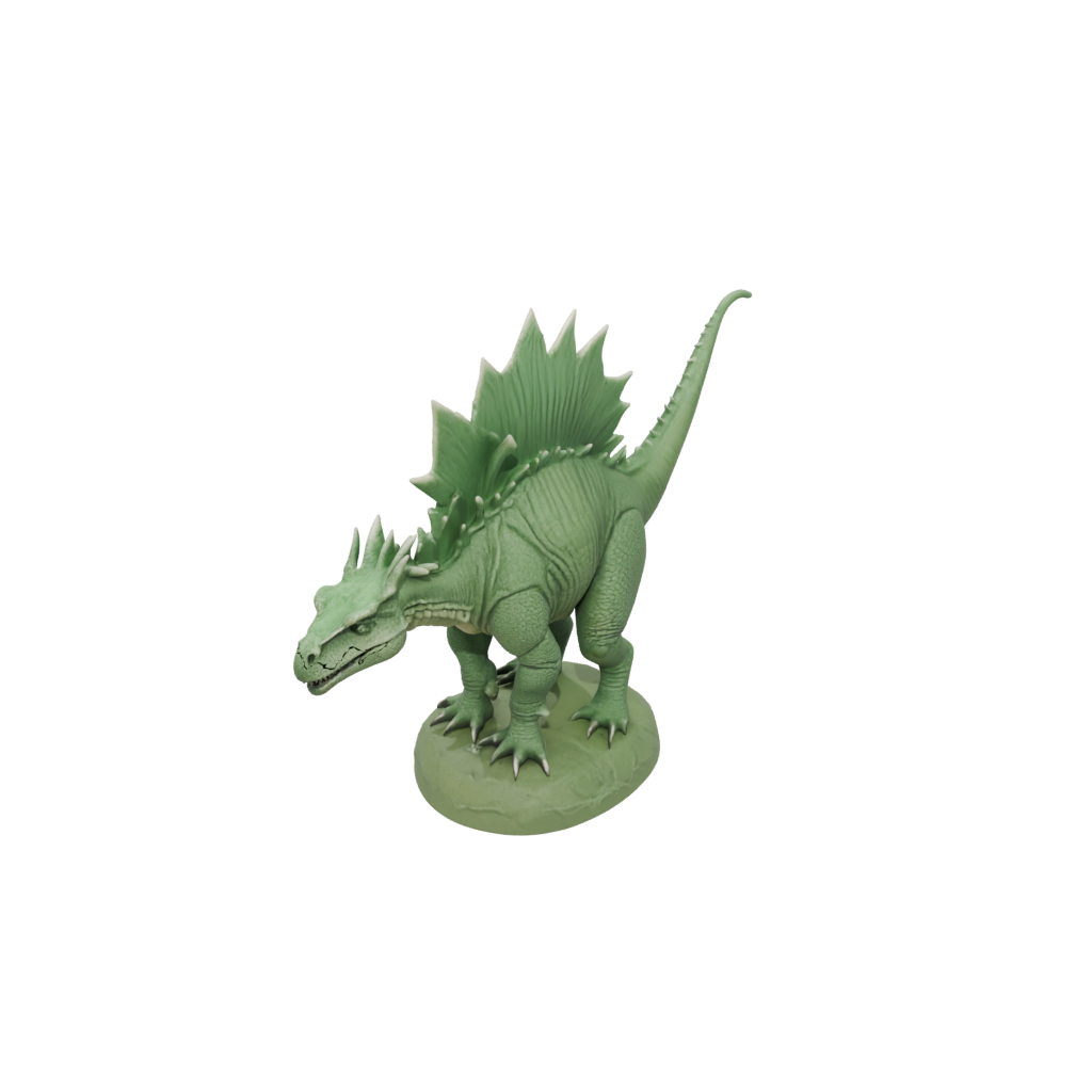 Glow Stegosaurus — dinosaurs 3D print model, STL