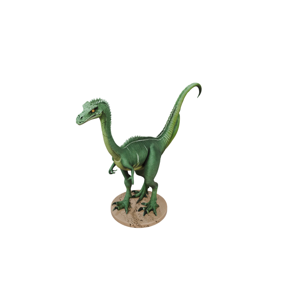 Glow Therizinosaurus — dinosaurs 3D print model, STL