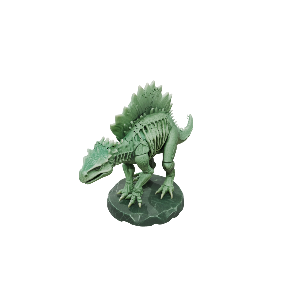 Glow Skeleton Ankylosaurus
