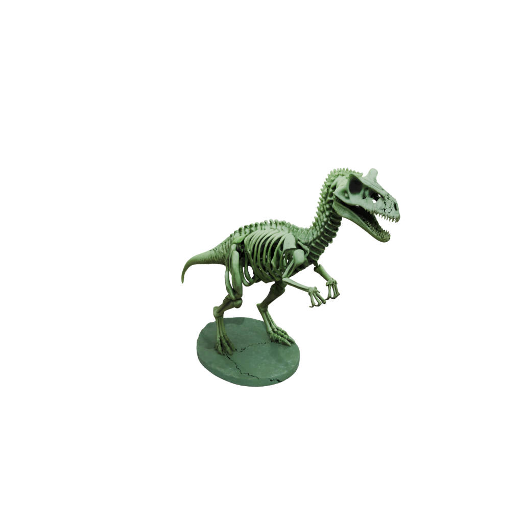 Glow Skeleton Baryonyx — dinosaurs 3D print model, STL