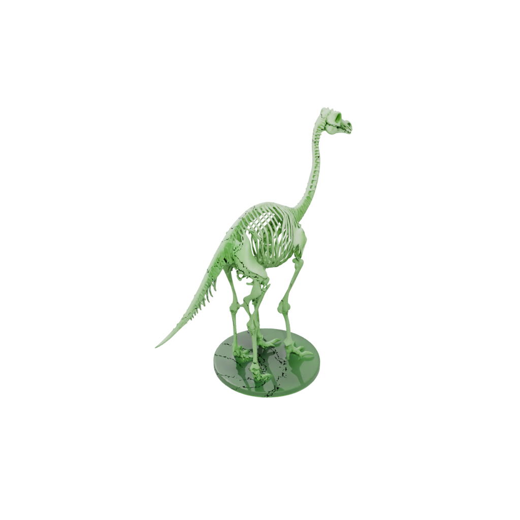 Glow Skeleton Gallimimus