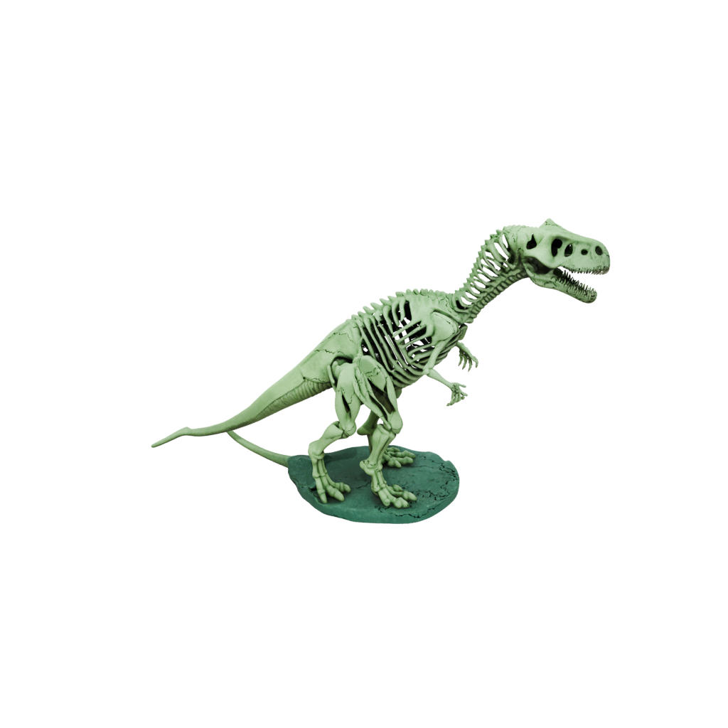 Glow Skeleton Megalosaurus — dinosaurs 3D print model, STL