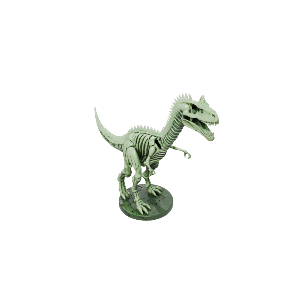 Glow Skeleton Spinosaurus — dinosaurs 3D print model, STL