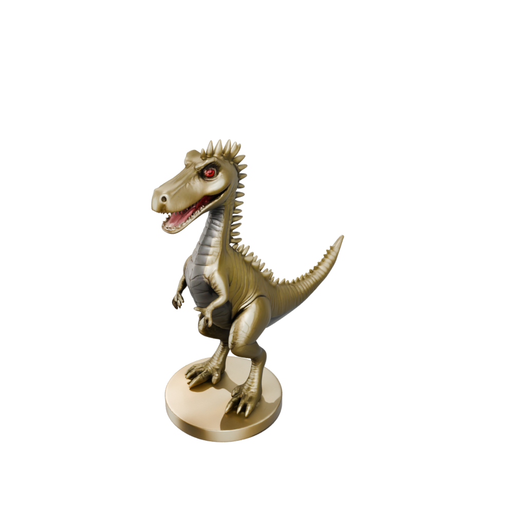 Gold Chibi Spinosaurus