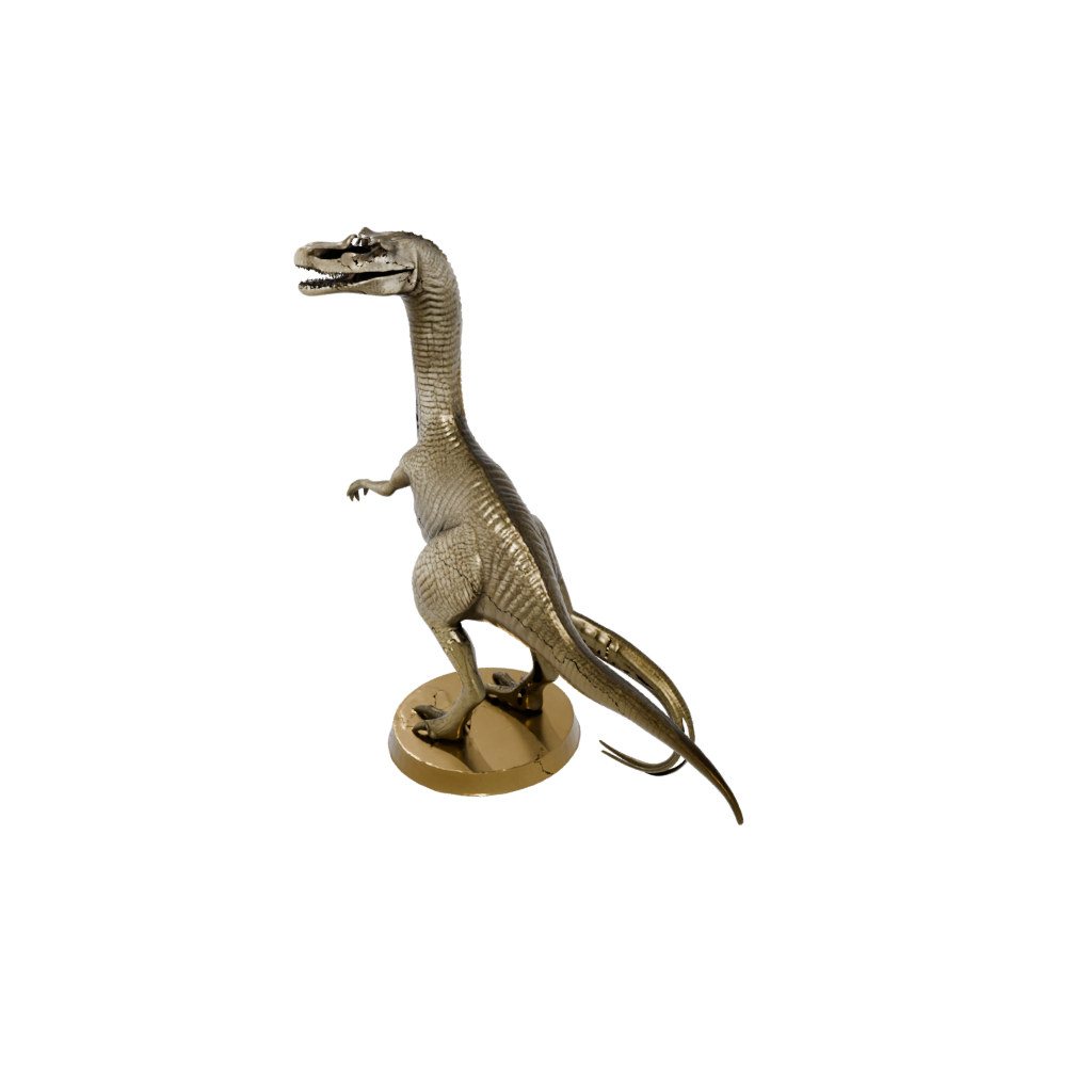 Gold Mosasaurus — dinosaurs 3D print model, STL