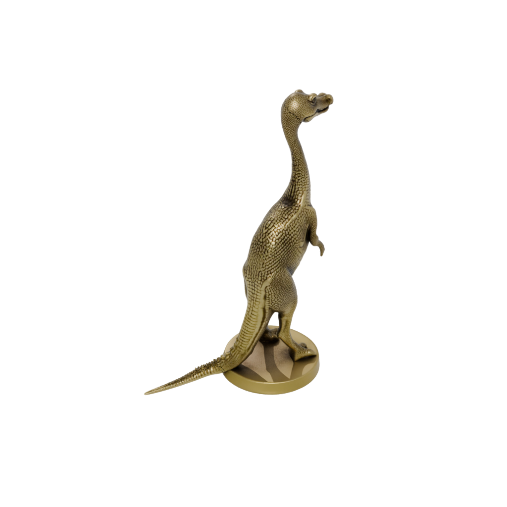 Gold Plesiosaur — dinosaurs 3D print model, STL