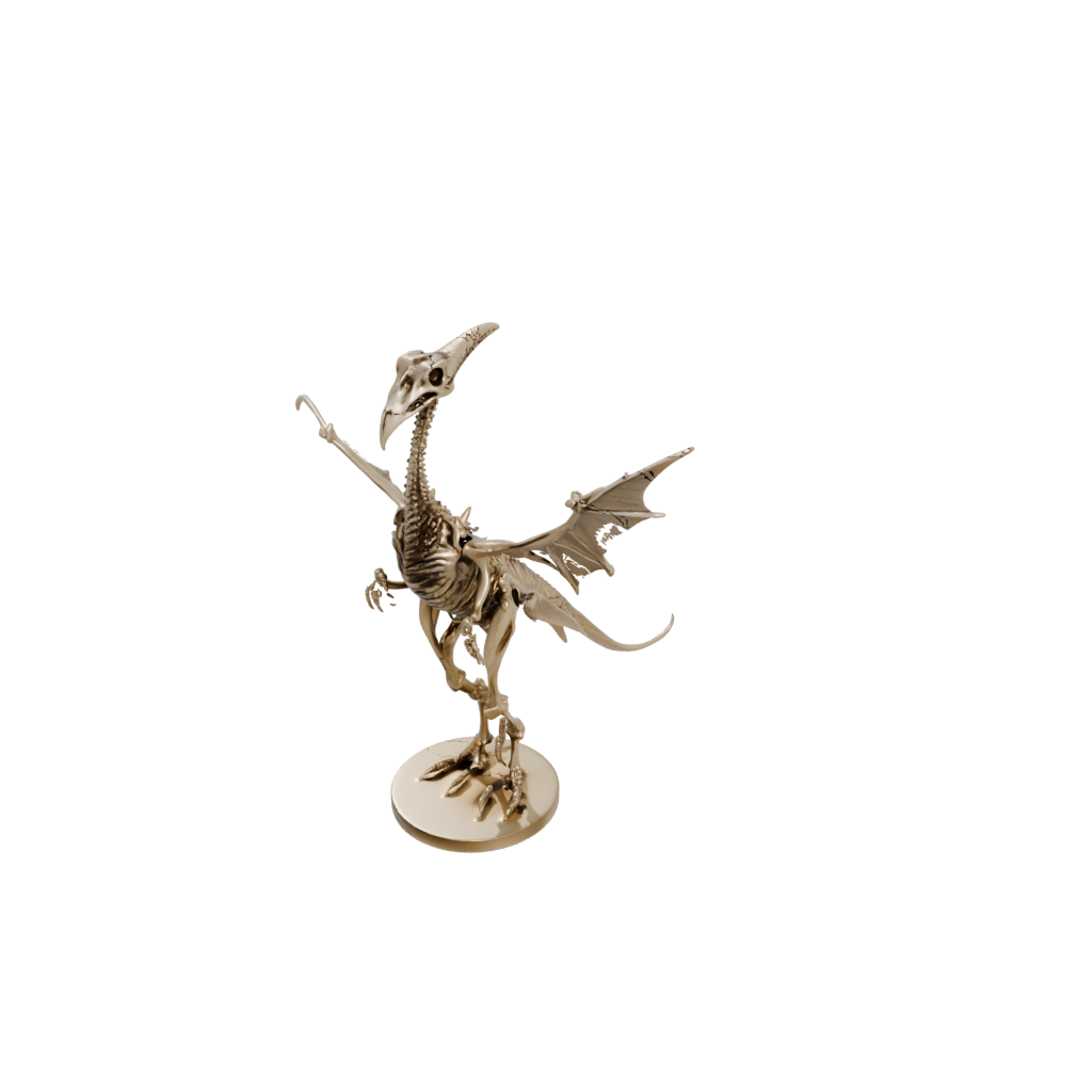 Gold Skeleton Pterodactyl