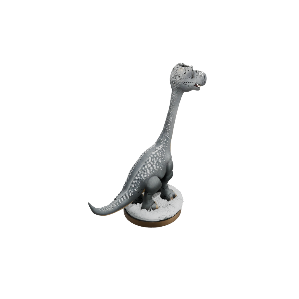 Holiday Chibi Diplodocus — dinosaurs 3D print model, STL