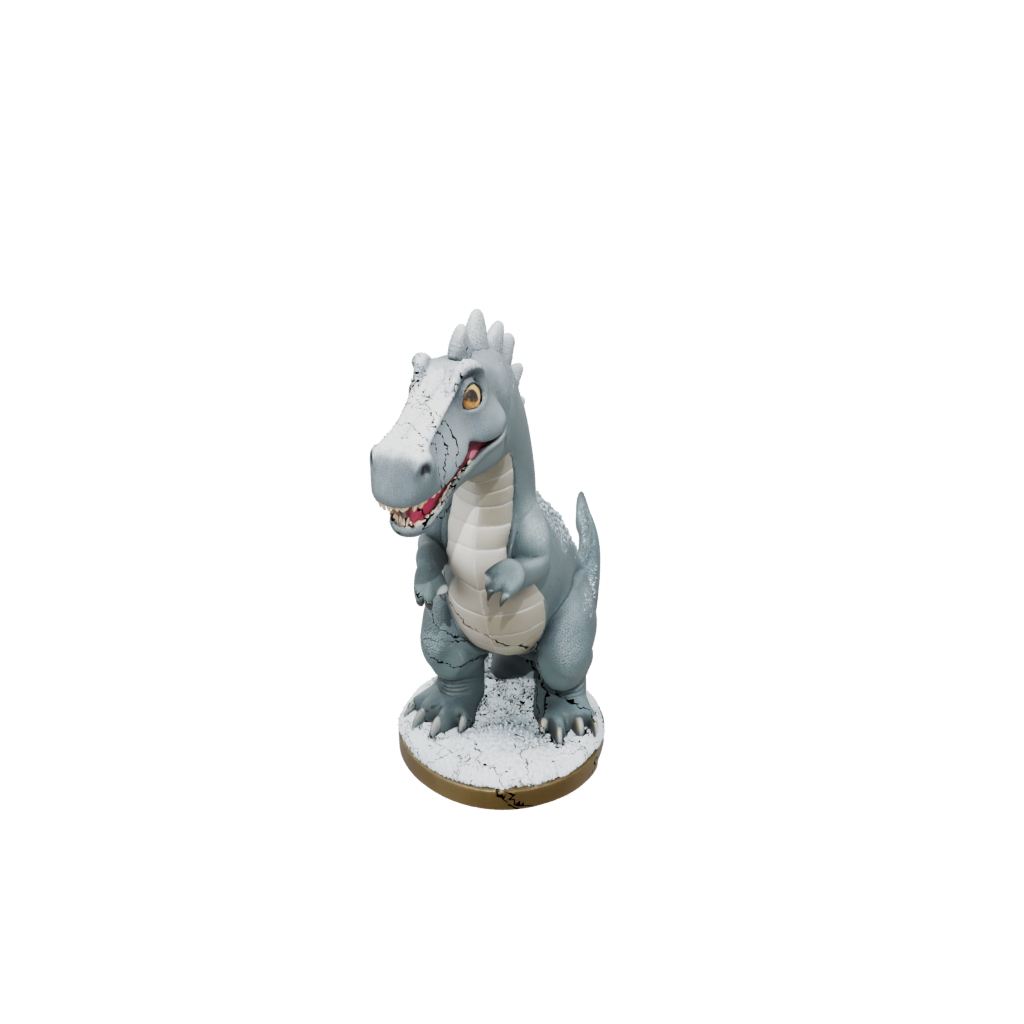Holiday Chibi Iguanodon — dinosaurs 3D print model, STL